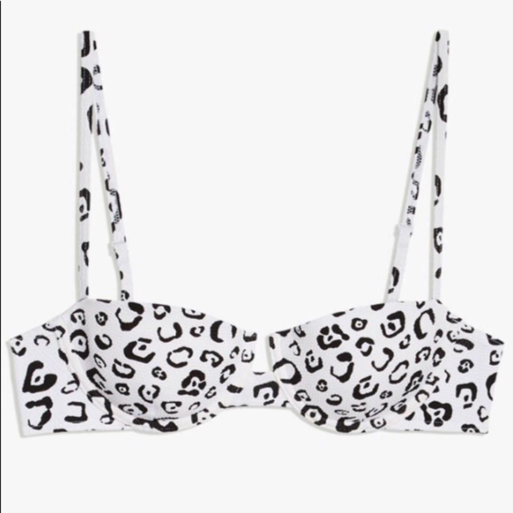 Onia leopard bikini top